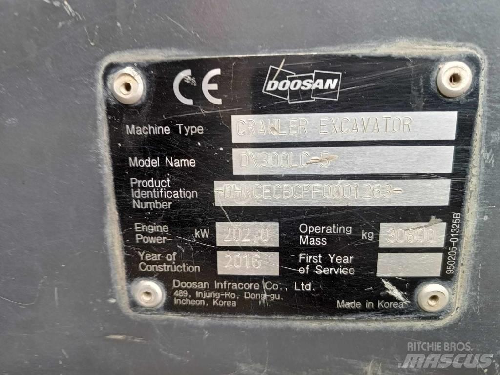 Doosan DX 300 LC-5 Koparki gąsienicowe