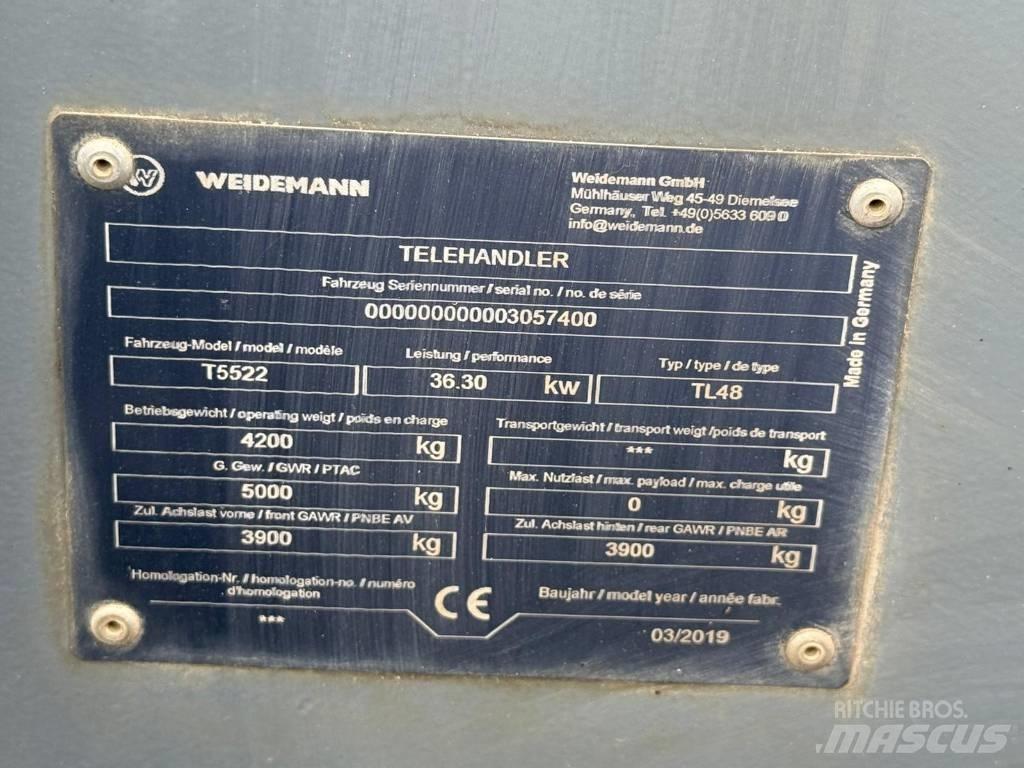 Weidemann T5522 Ładowarki rolnicze