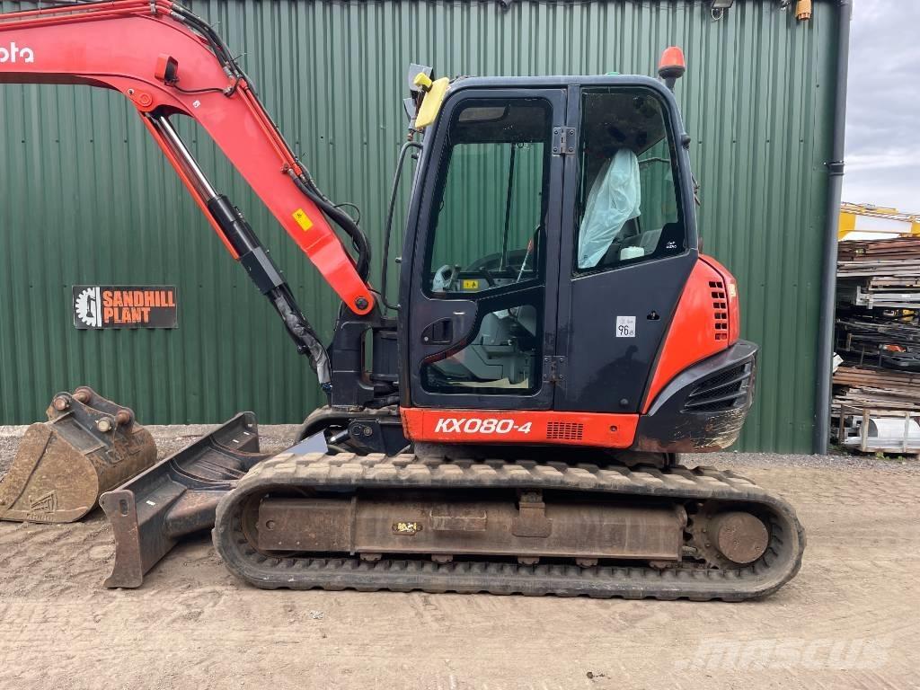 Kubota KX 080-4 Midikoparki  7t - 12t
