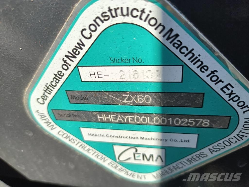 Hitachi 60 Koparki gąsienicowe