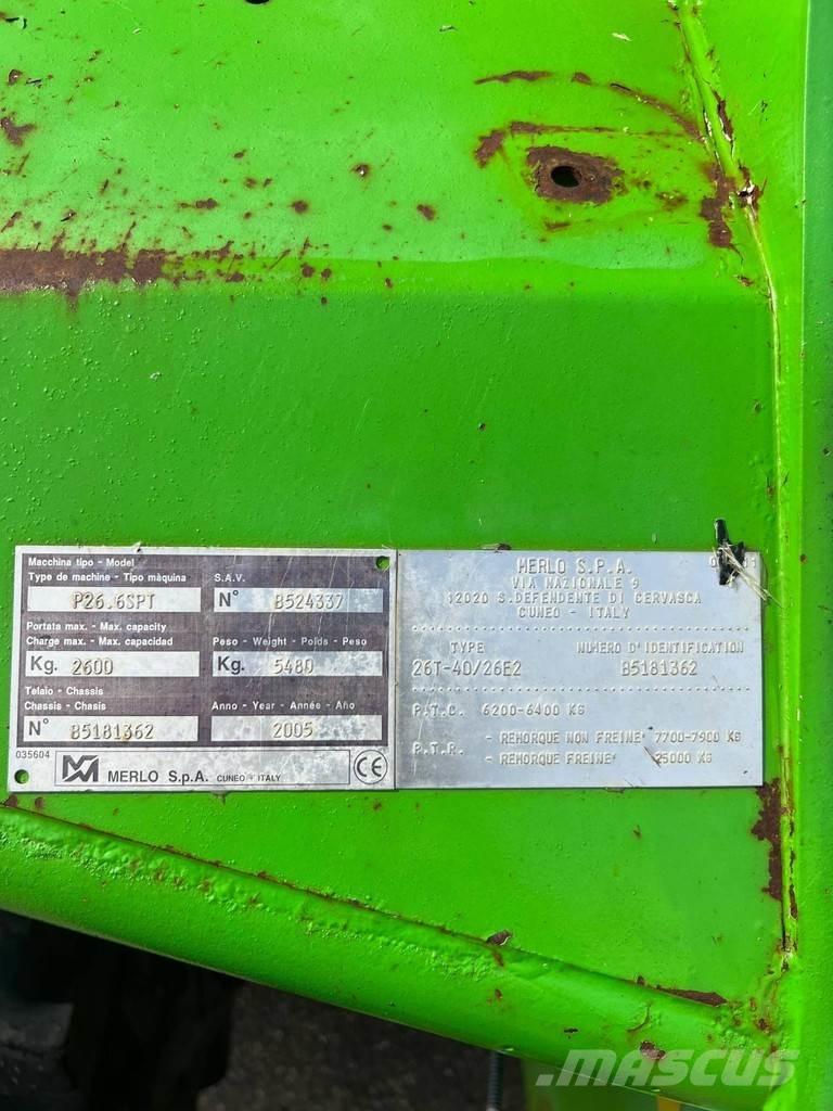 Merlo P26.6 SPT Ładowarki teleskopowe