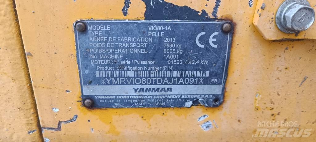 Yanmar Vio 80-1A Midikoparki  7t - 12t