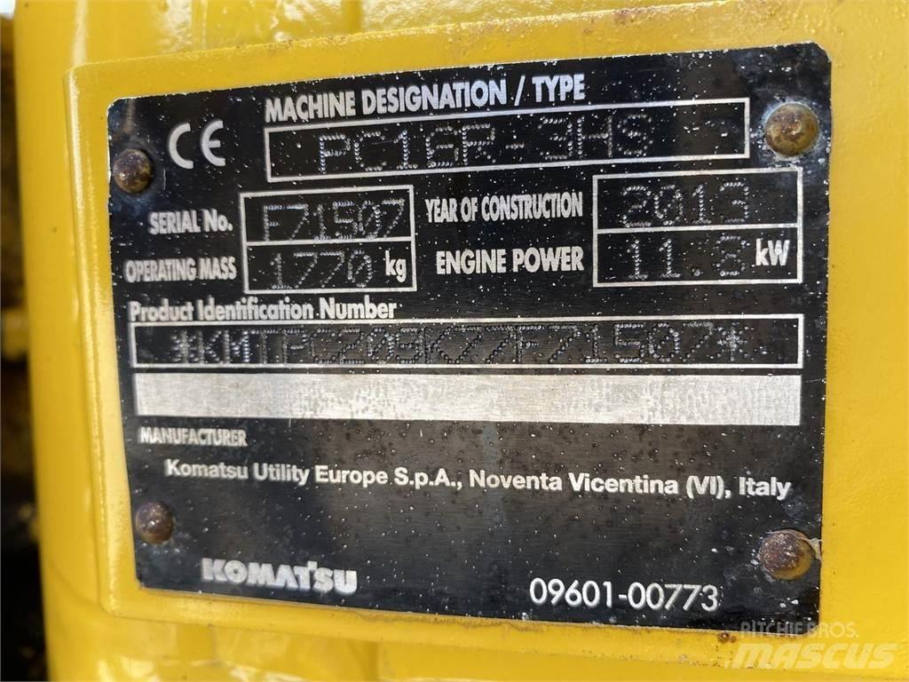 Komatsu PC16R-3 Koparki kołowe