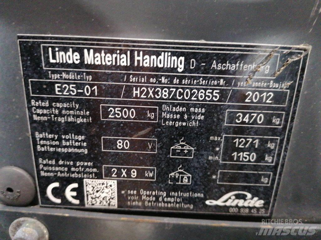 Linde E25-01 Wózki elektryczne
