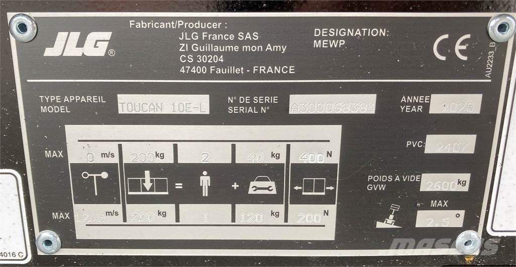 JLG Toucan 10E-L Inne podnośniki
