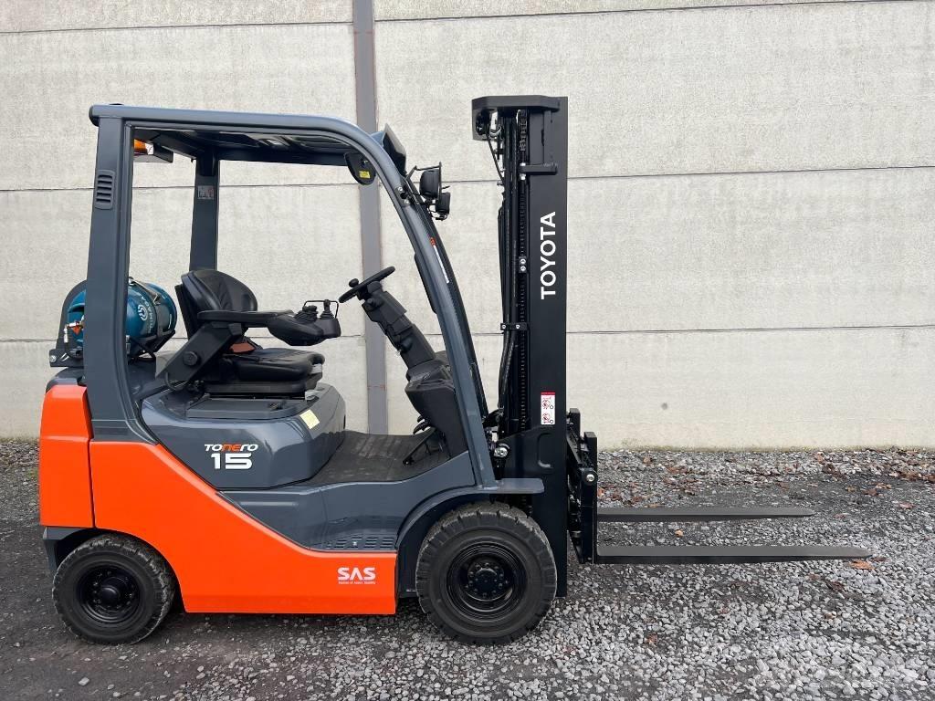Toyota 02-8 FGF 15 Wózki LPG