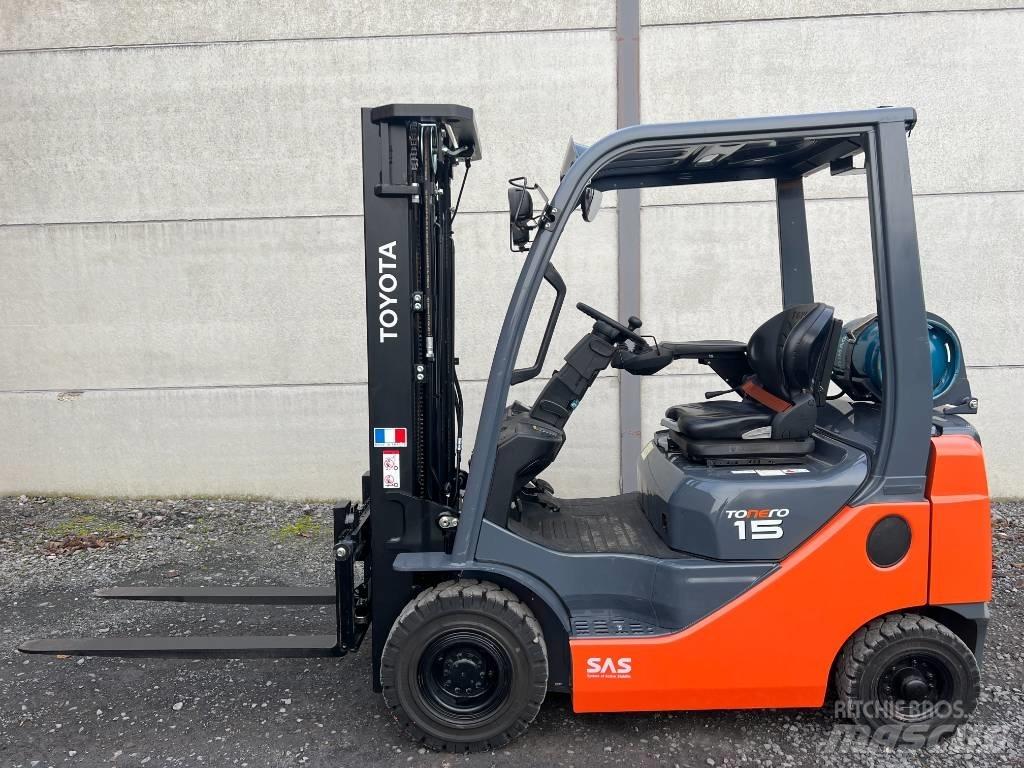Toyota 02-8 FGF 15 Wózki LPG