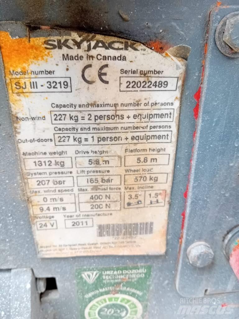 SkyJack 3219 SJ Podnośniki nożycowe