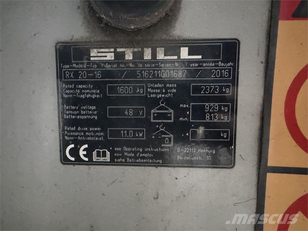 Still RX20-16 Wózki elektryczne