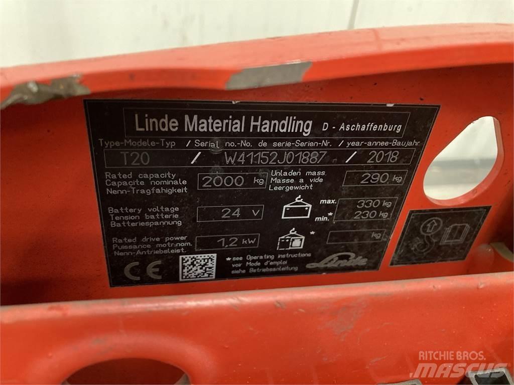 Linde T20 Wózki widłowe unoszące