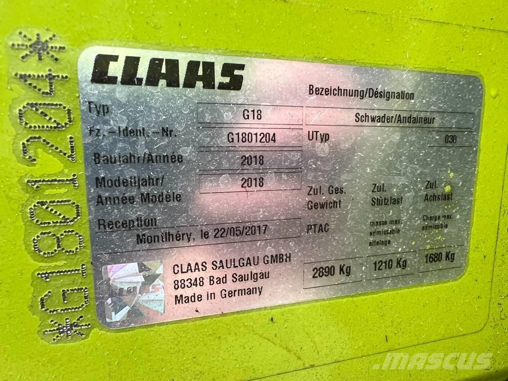 CLAAS Liner 1900 Ciągnikowe żniwiarki pokosowe
