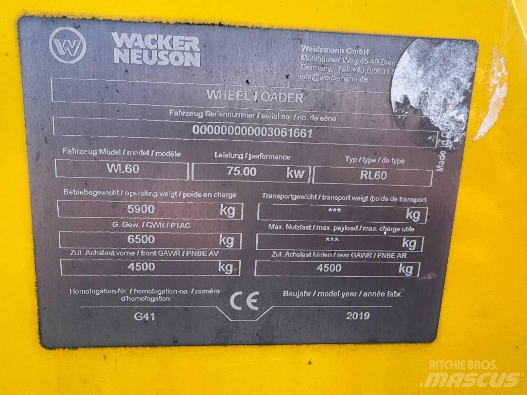 Wacker Neuson WL60 Ładowarki kołowe
