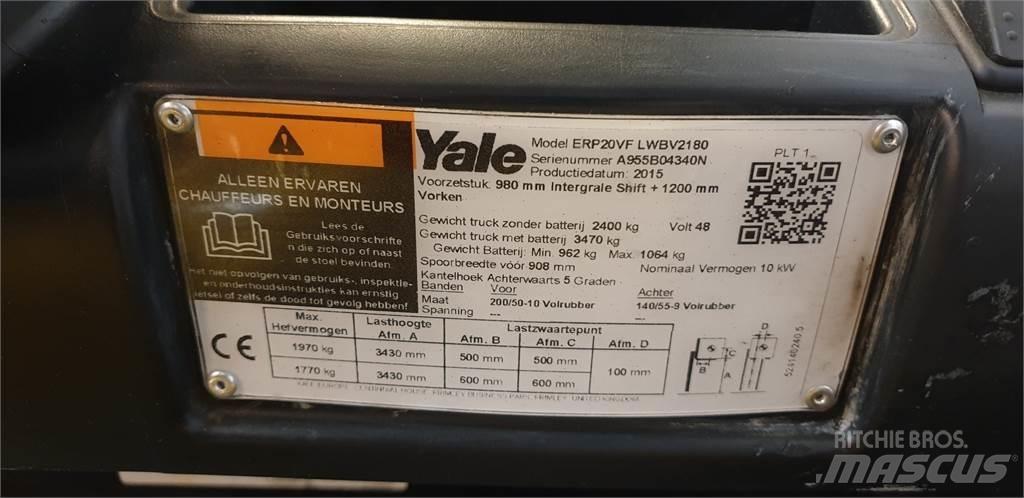 Yale ERP20VF 2014 Wózki elektryczne