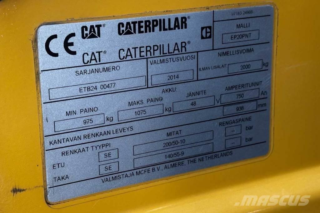 CAT EP 20 Wózki elektryczne