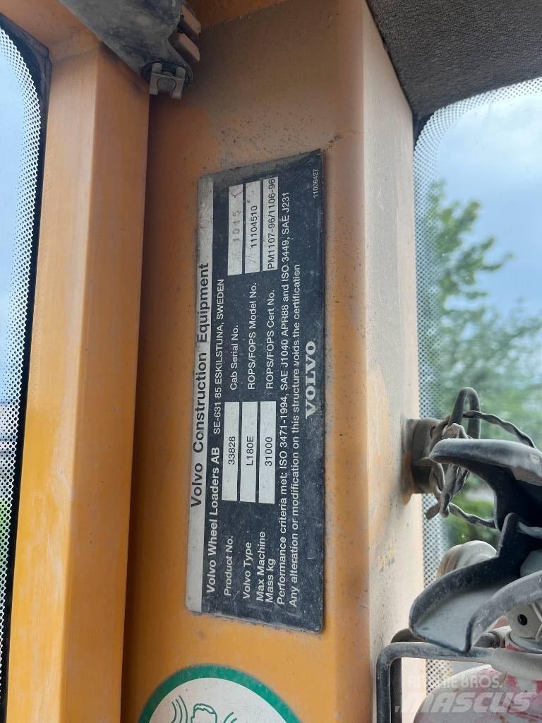 Volvo L 180 E Ładowarki kołowe
