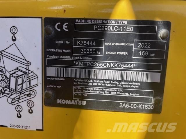 Komatsu PC 290 LC-11 Koparki gąsienicowe