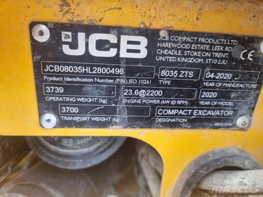 JCB 8035 ZTS Minikoparki