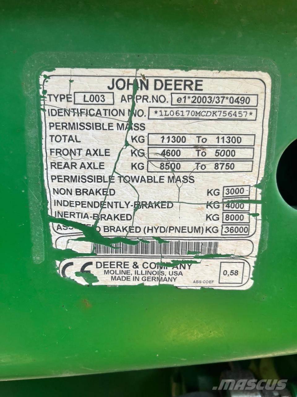 John Deere 6170M Ciągniki rolnicze