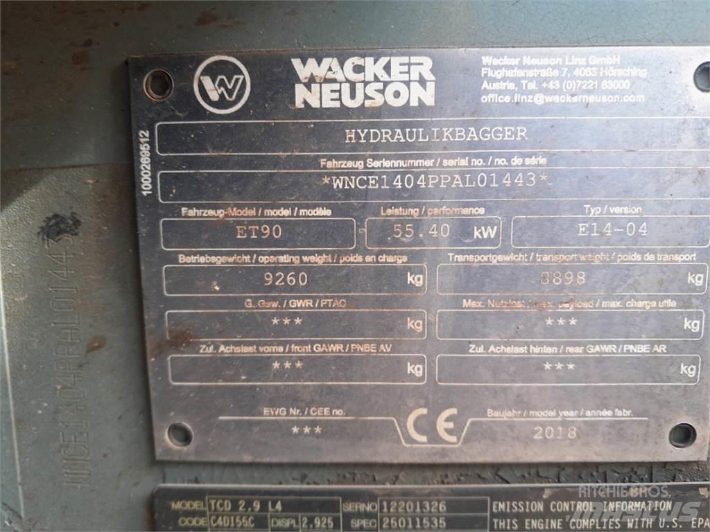 Wacker Neuson ET90 Minikoparki