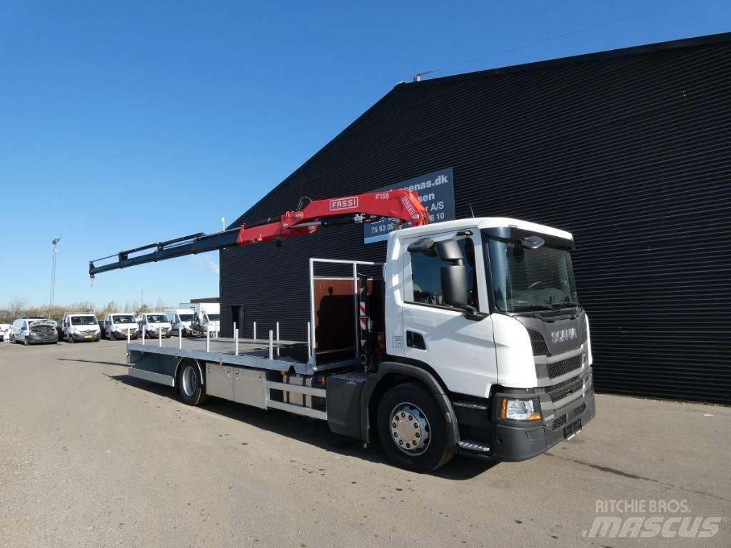 Scania P 220 Żurawie samochodowe