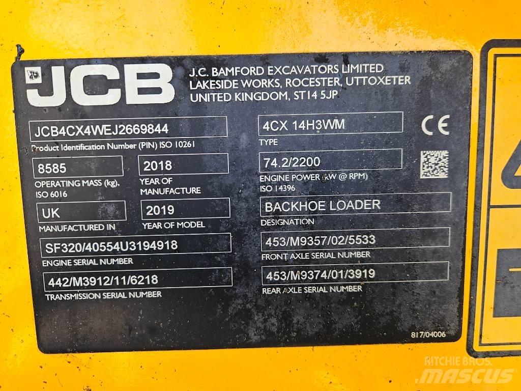 JCB 4 CX Eco Koparko-ładowarki