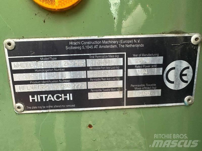 Hitachi ZW 150 Ładowarki kołowe
