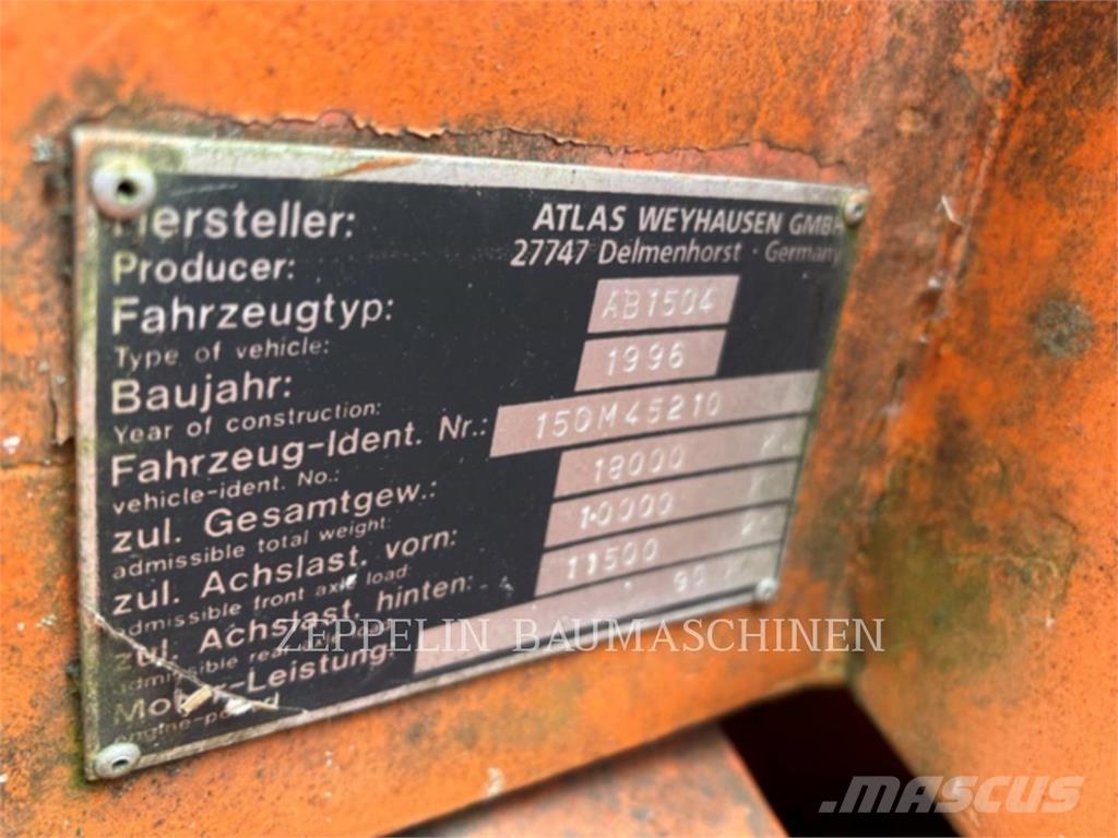 Atlas 1504 Koparki kołowe