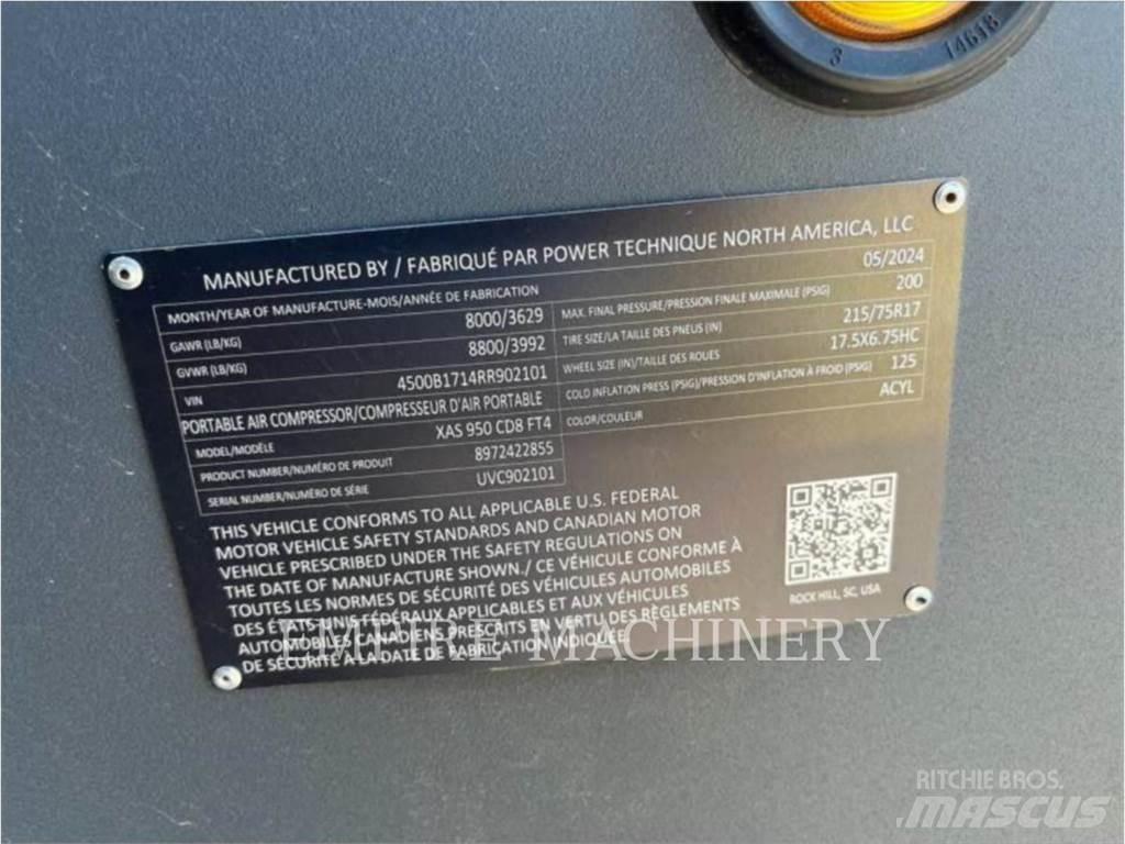 Atlas Copco XAS950CD Kompresory