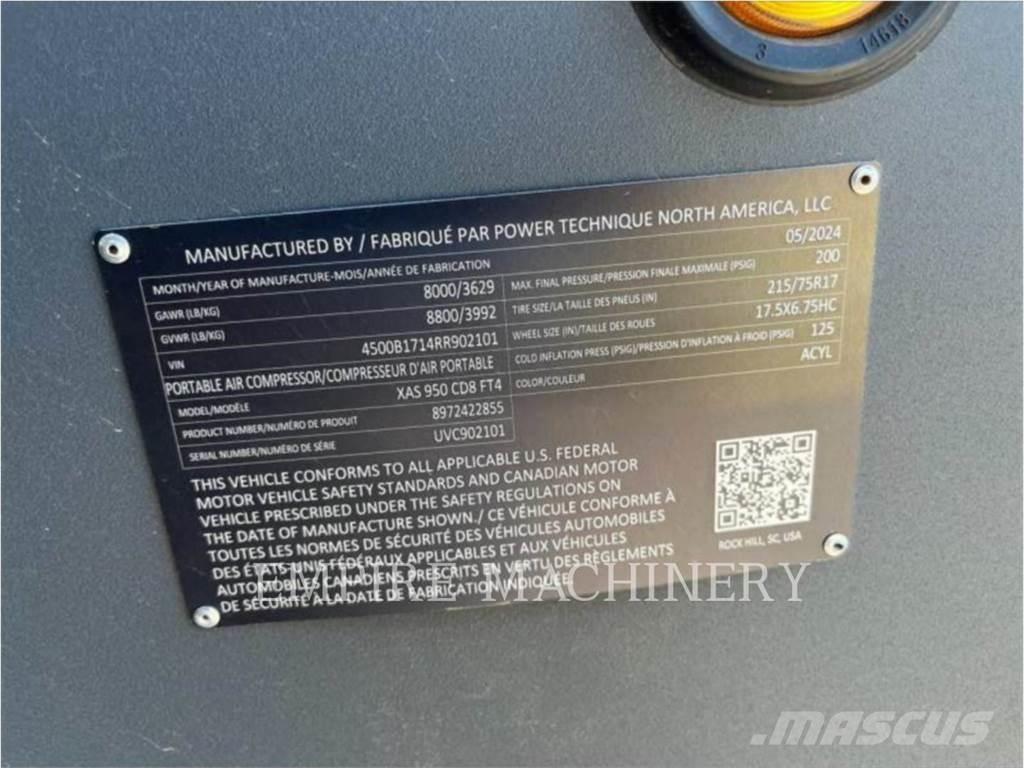 Atlas Copco XAS950CD Kompresory