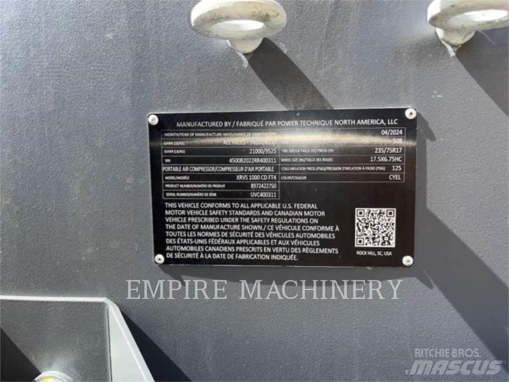 Atlas Copco XRVS1000CD Kompresory