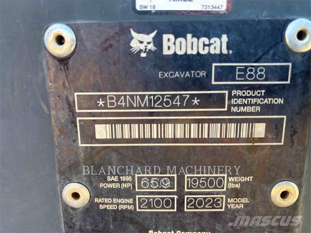 Bobcat E88 Koparki gąsienicowe