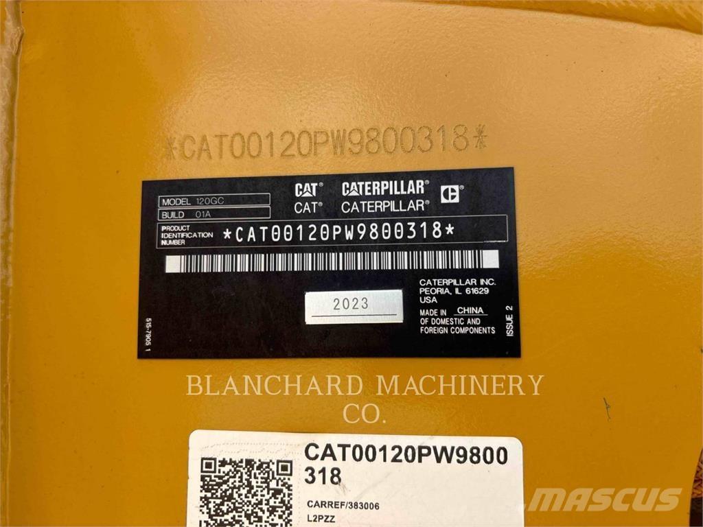 CAT 120-01GC Równiarki