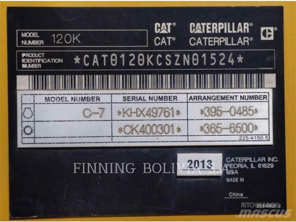 CAT 120K Równiarki