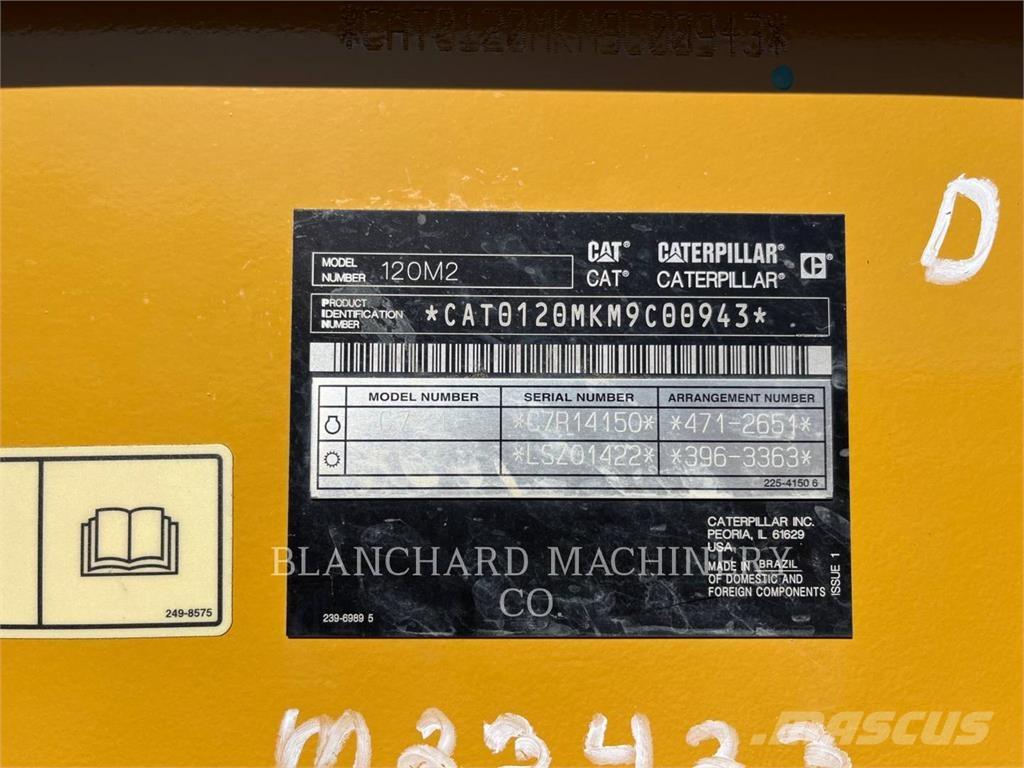 CAT 120M2 Równiarki