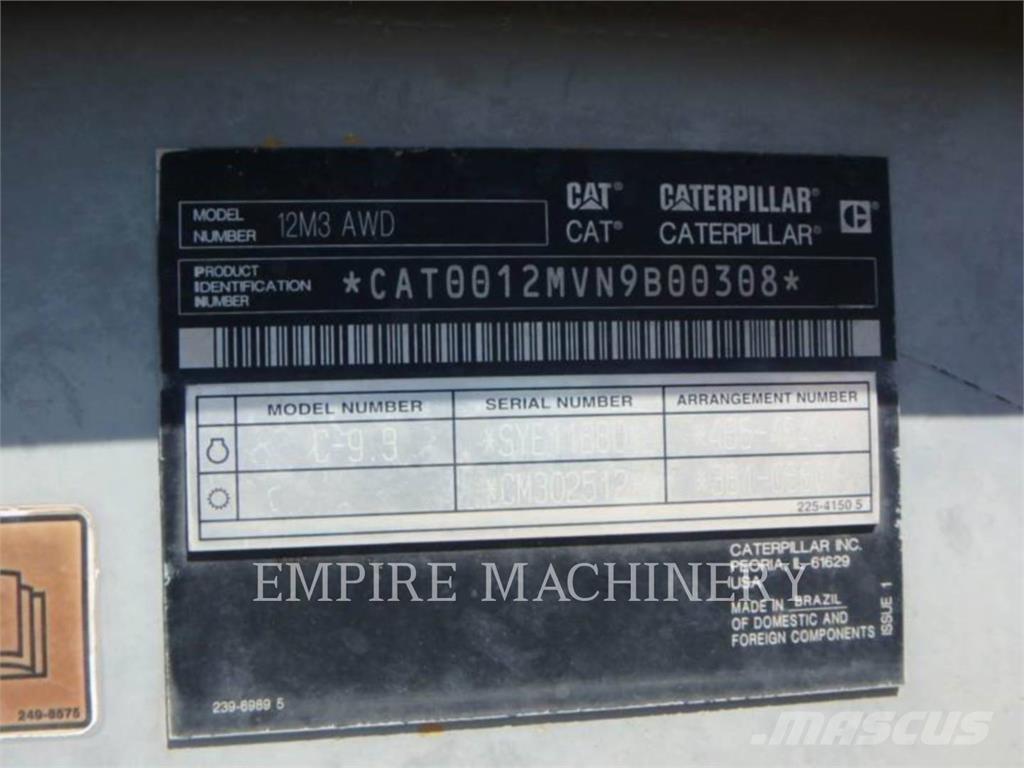 CAT 12M3 AWD Równiarki