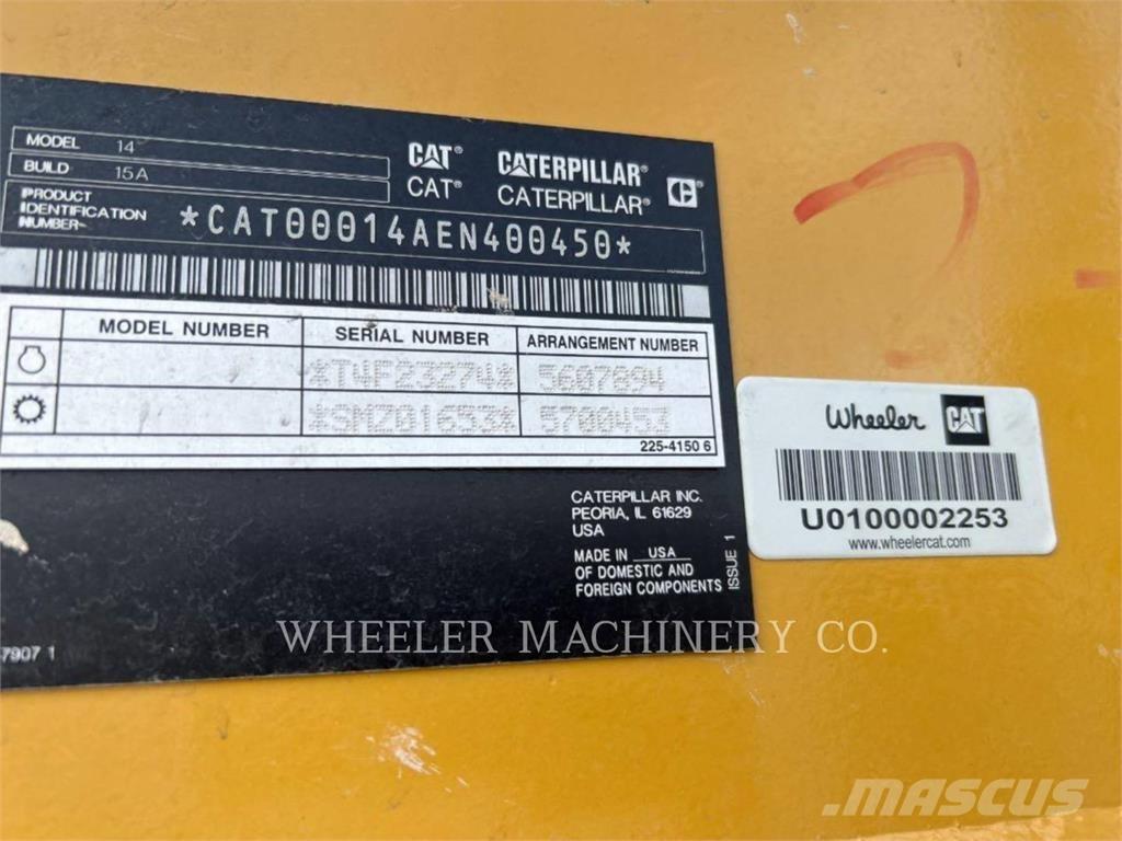 CAT 14 Równiarki