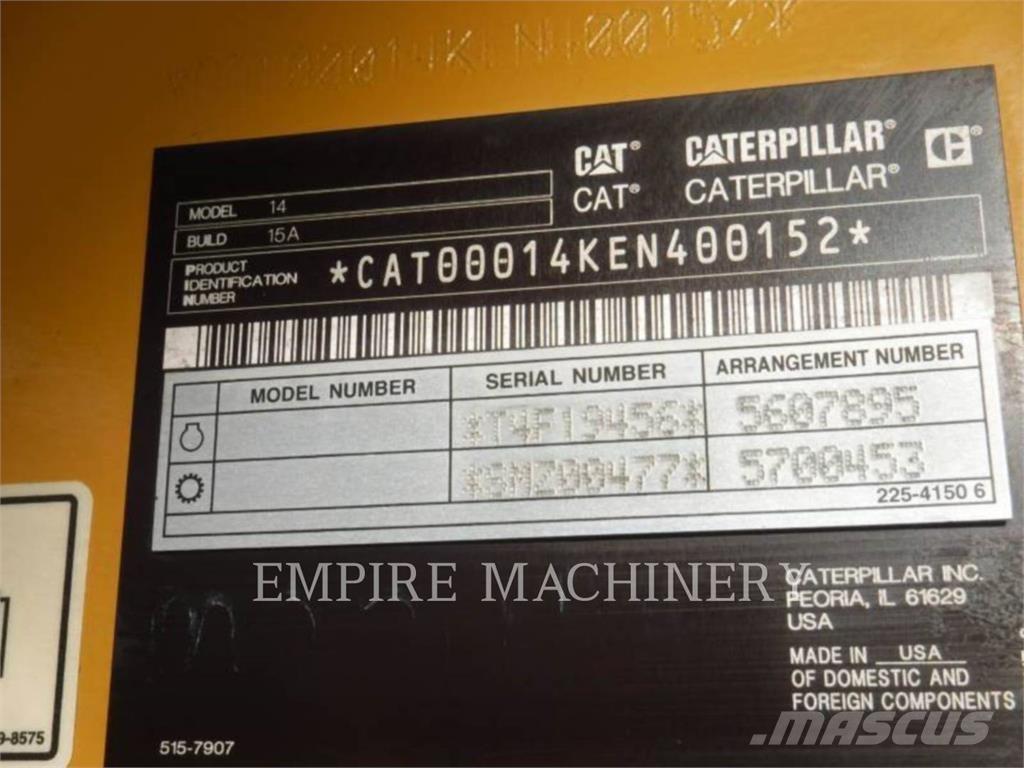 CAT 14-15 Równiarki