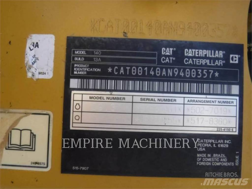 CAT 140-13 Równiarki