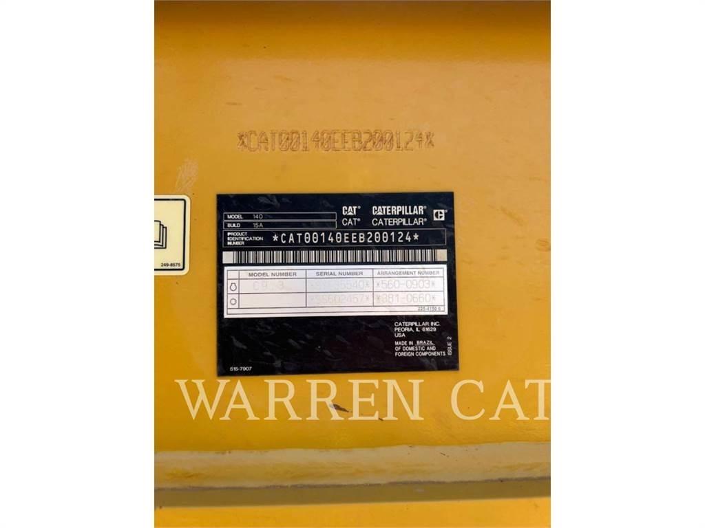 CAT 140 JY Równiarki