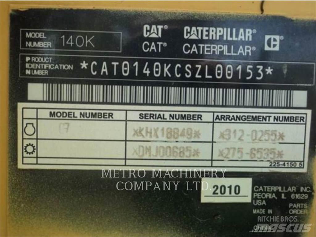 CAT 140K Równiarki