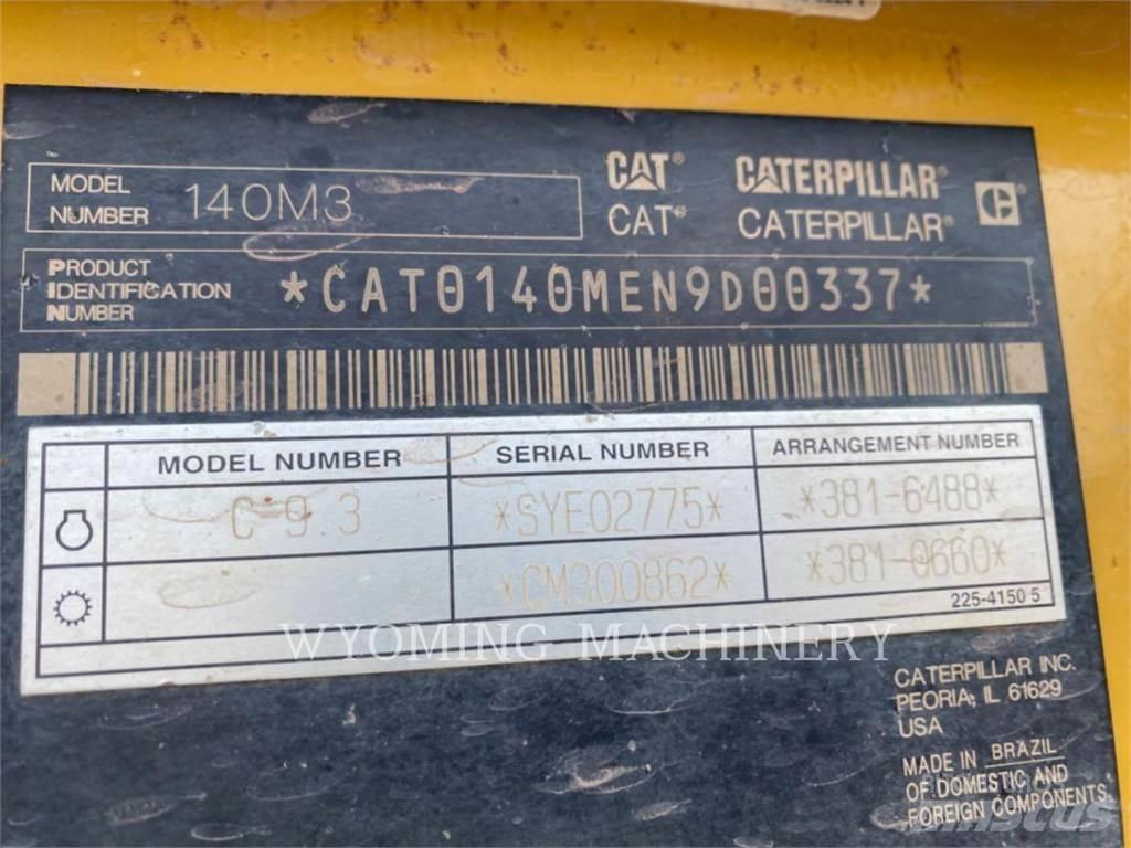 CAT 140M 3 Równiarki