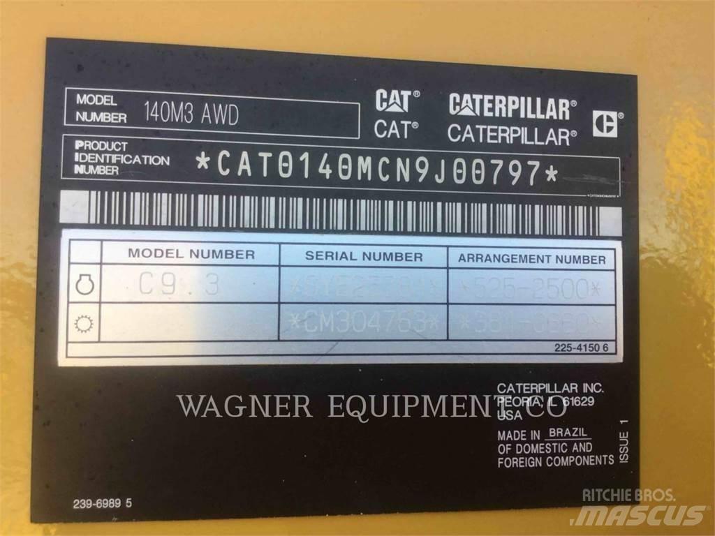 CAT 140M3 AWD Równiarki