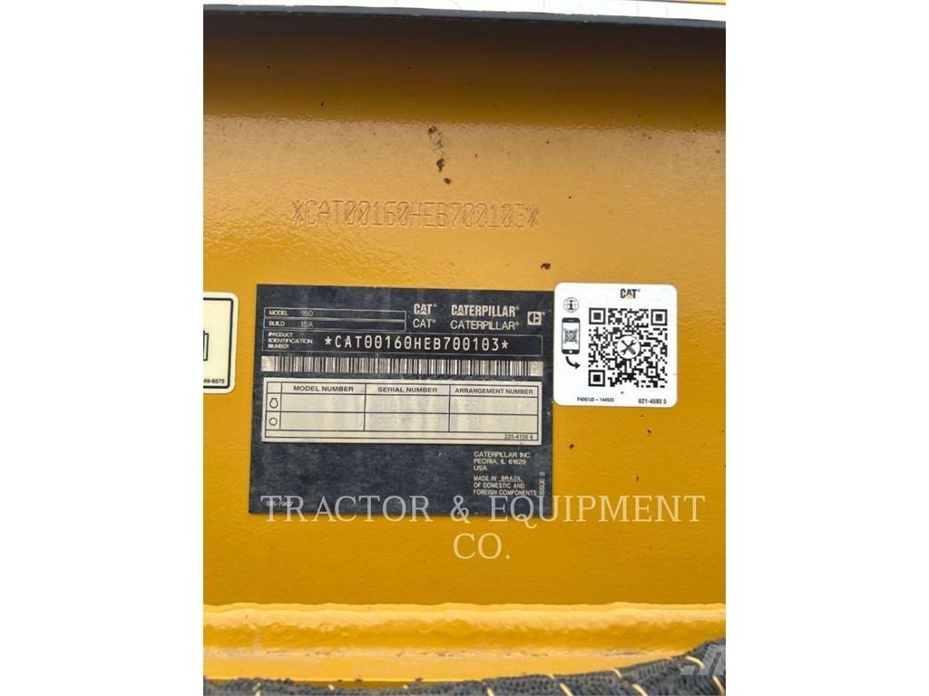 CAT 160 Równiarki