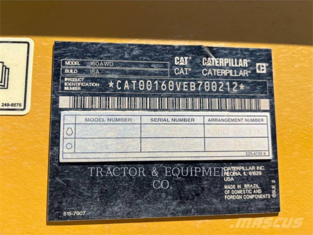 CAT 160 AWD Równiarki