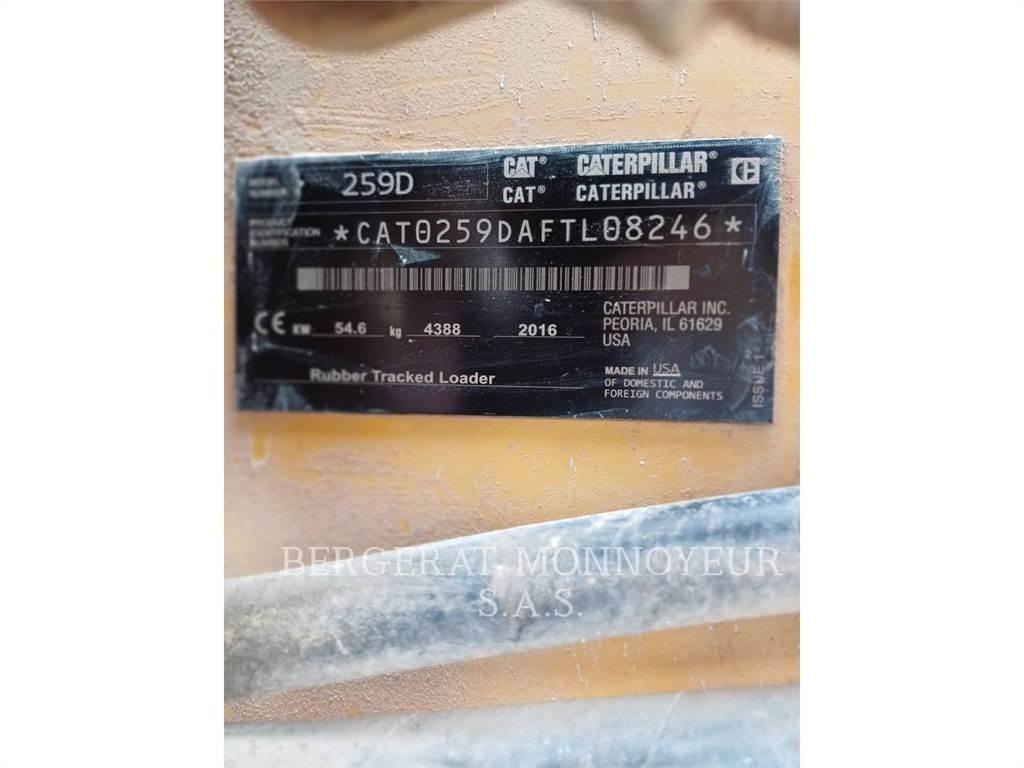 CAT 259D Ładowarki gąsienicowe