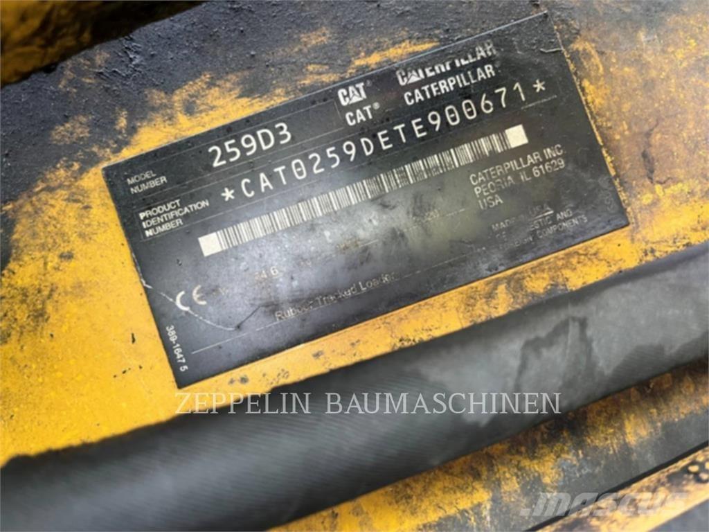 CAT 259D Ładowarki burtowe