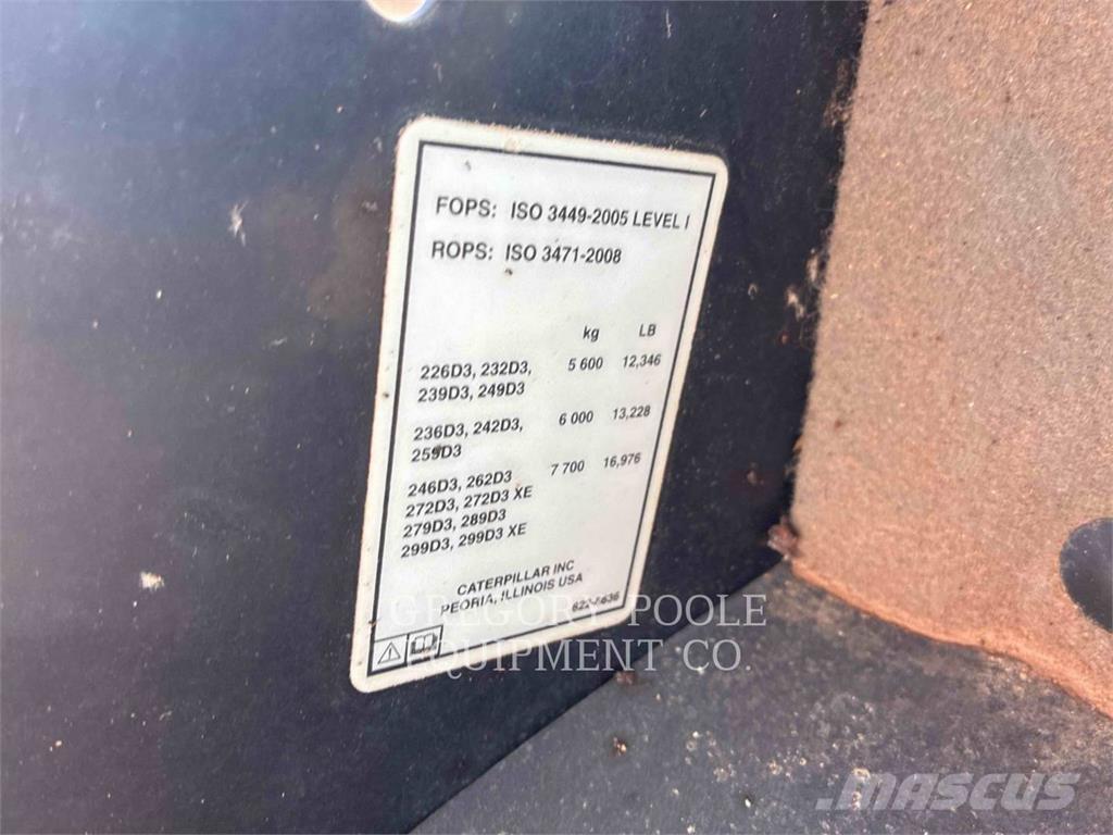 CAT 259D3 Ładowarki gąsienicowe