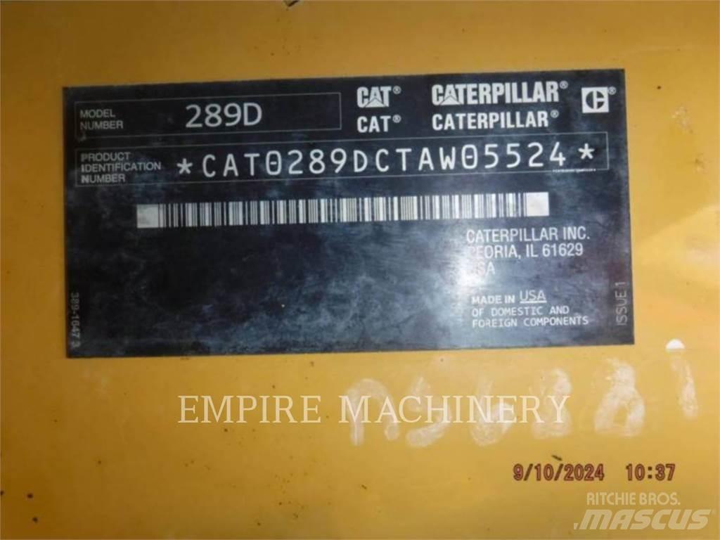 CAT 289D Ładowarki burtowe