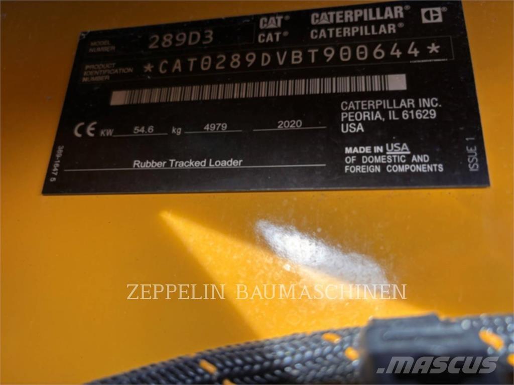 CAT 289D Ładowarki burtowe