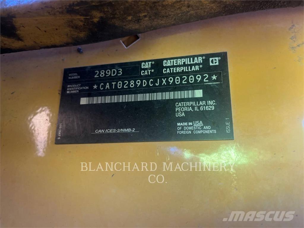 CAT 289D3 Ładowarki gąsienicowe